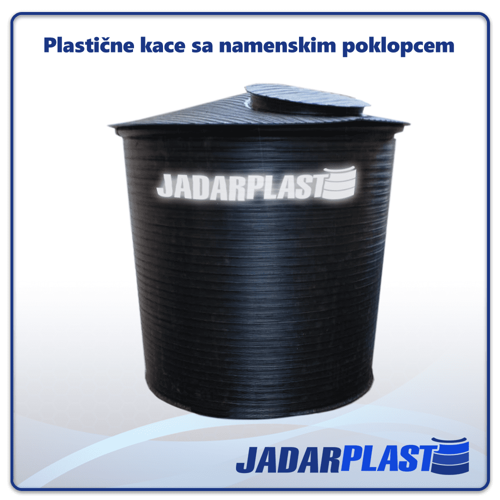 Plastične kace sa namenskim poklopcem - JADARPLAST